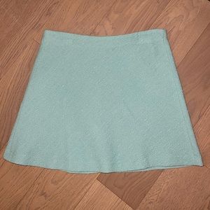 Zara aqua tweed mini skirt! NWT!